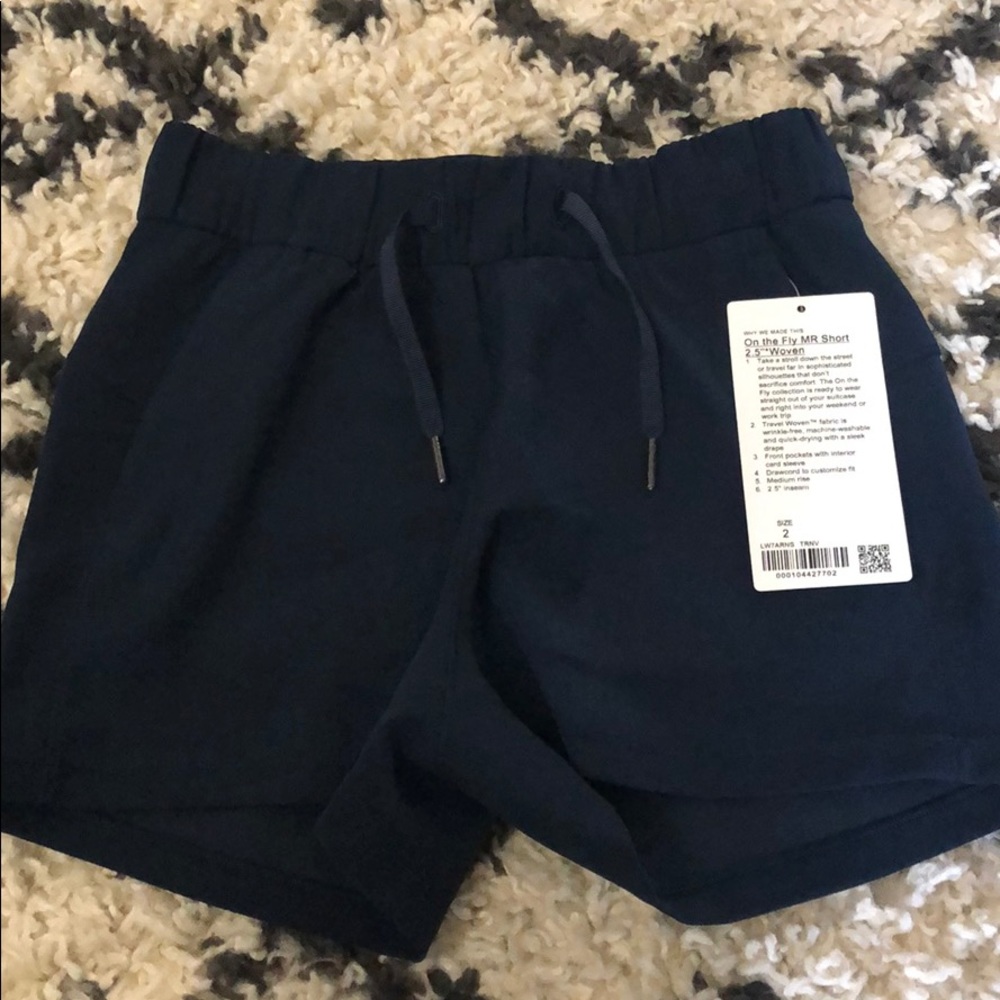 lululemon on the fly shorts